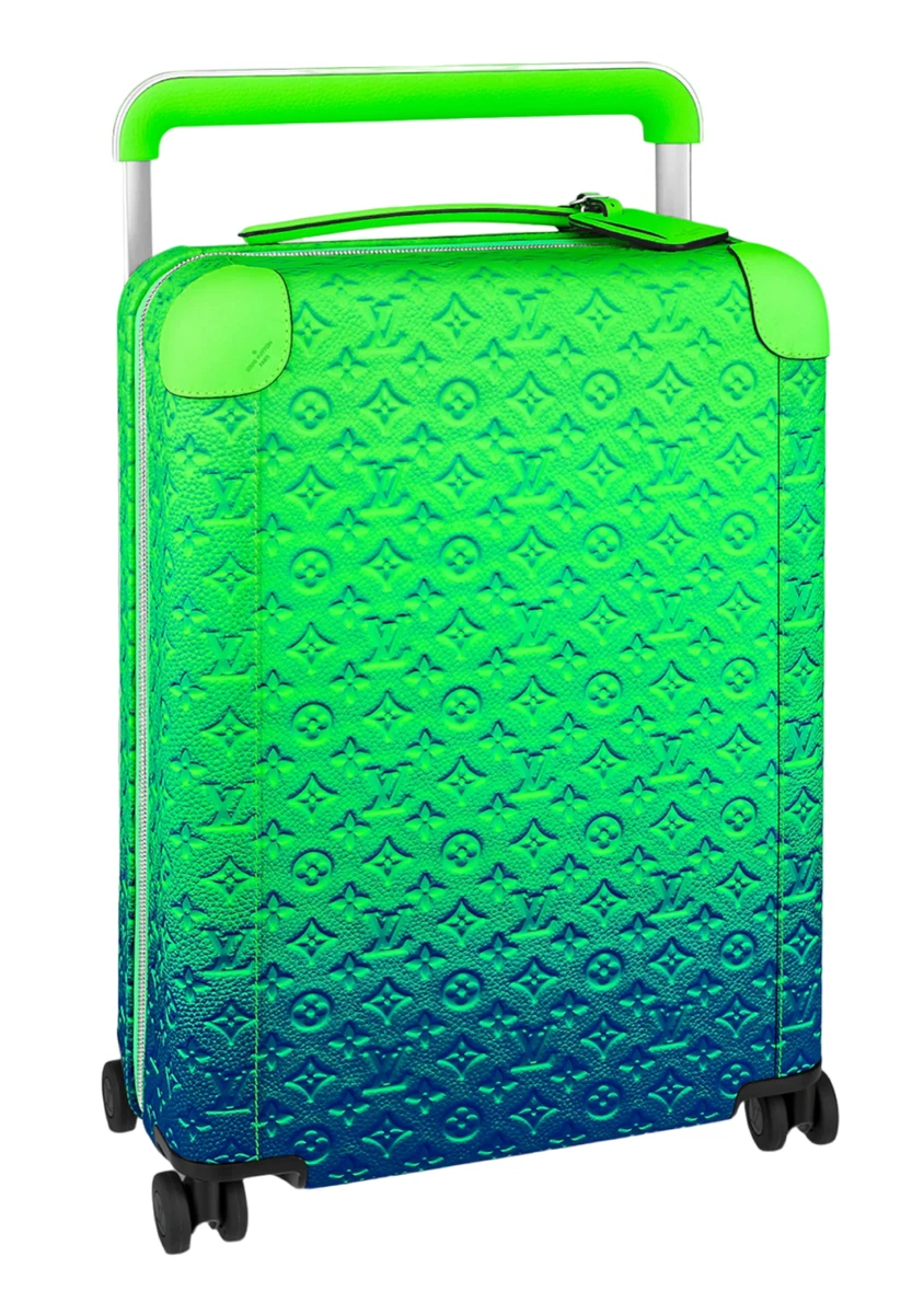 Louis Vuitton Horizon 55 Blue Green Taurillon Cabin Rolling