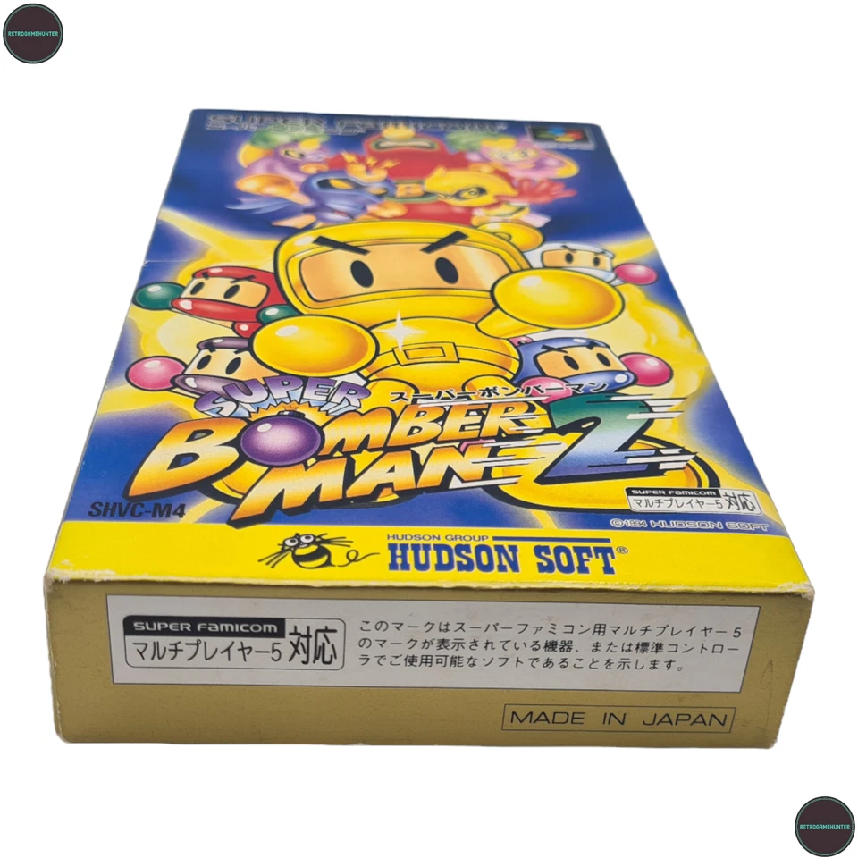 Super Bomberman 2 SNES Super Famicom Spiel NTSC-J Hudson Soft 1994 OVP CIB - Bild 3 von 4