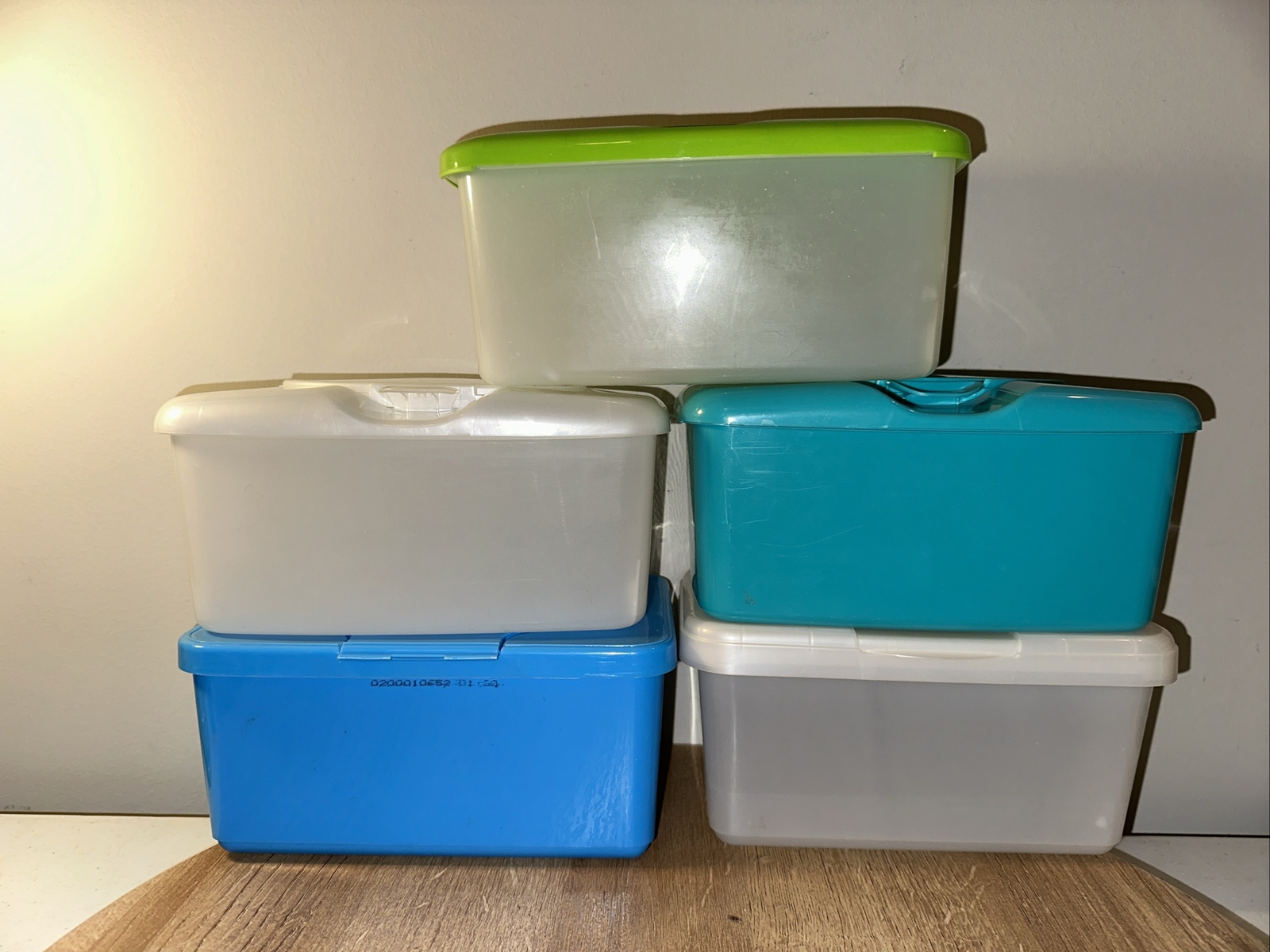 White Pop-Up Baby Wipes Refillable Container Tub Box No Wipes~ Different Brands