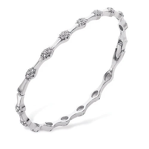 VALENTINO Bracciale Argento Sterling Gemma Made Britannico Punzonato Nuovo