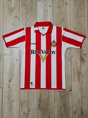【新品・紙タグ付ユニフォーム】サンダーランド 04/05 ホーム ディアドラ SUNDERLAND 2004 2005 HOME FOOTBALL SHIRT SOCCER JERSEY VINTAGE szS