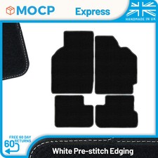 Express with White Pre-Stitch Trim Car Mats to fit Honda HR-V 3DR 1999-2006