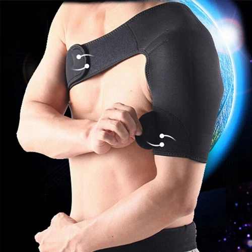 Shoulder Brace Support Compression Sleeve Torn Rotator Cuff Joint Pain Relief - Imagen 14 de 15