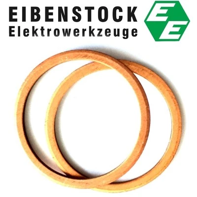 EIBENSTOCK 5 Stück Kupferringe 1 1/4" leichtes Demontieren von Bohrkronen - Made in Germany