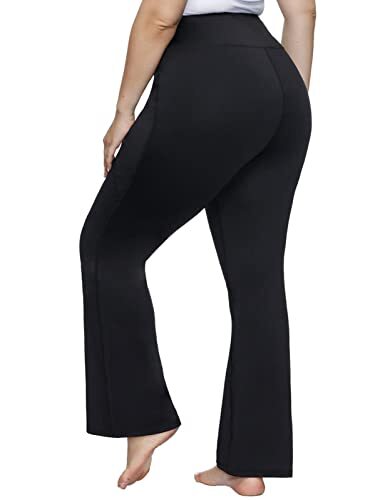 Plus Size Women's Bootcut Yoga Pants