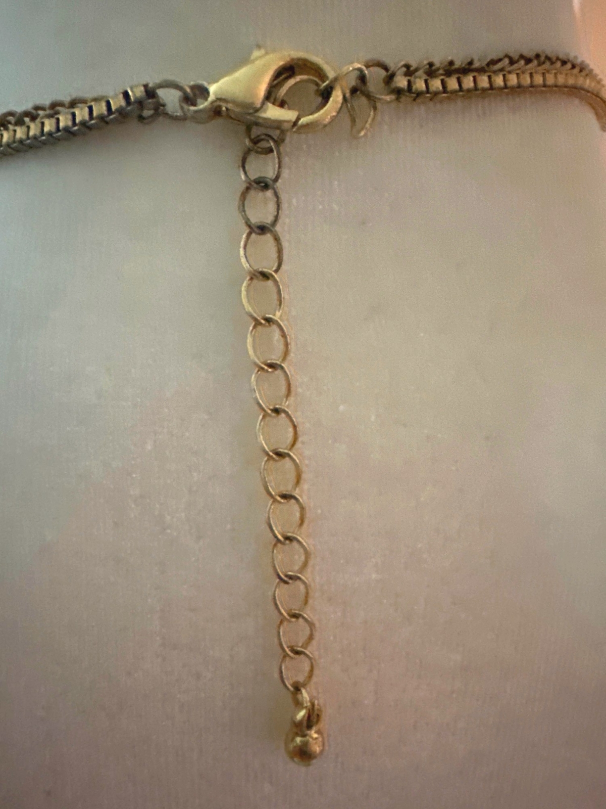 Long Crescent Dangle Retro Statement Necklace Vin… - image 7