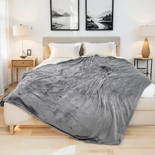Electric Blanket Full Size 72"x 84" Large Heated Blanket 5 Heating Levels Soft