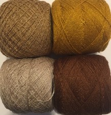 Lace yarn Crystal Col 83-42-158-633-Acrylic/Rayon 900 yards per ball.1 set of 4.