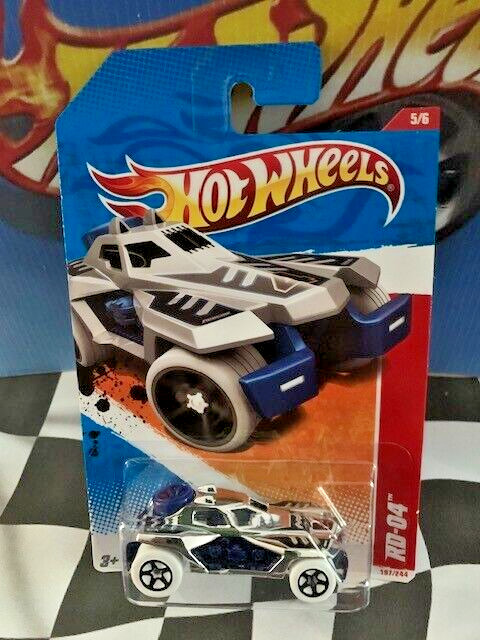 Hot Wheels 2011 HW Thrill Racers Ice 5/6 197 RD-04 Chrome 5SP