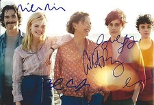 Annette Bening, Greta Gerwig, Billy Crudup, Lucas Jade Zumann, Mike Mills sign