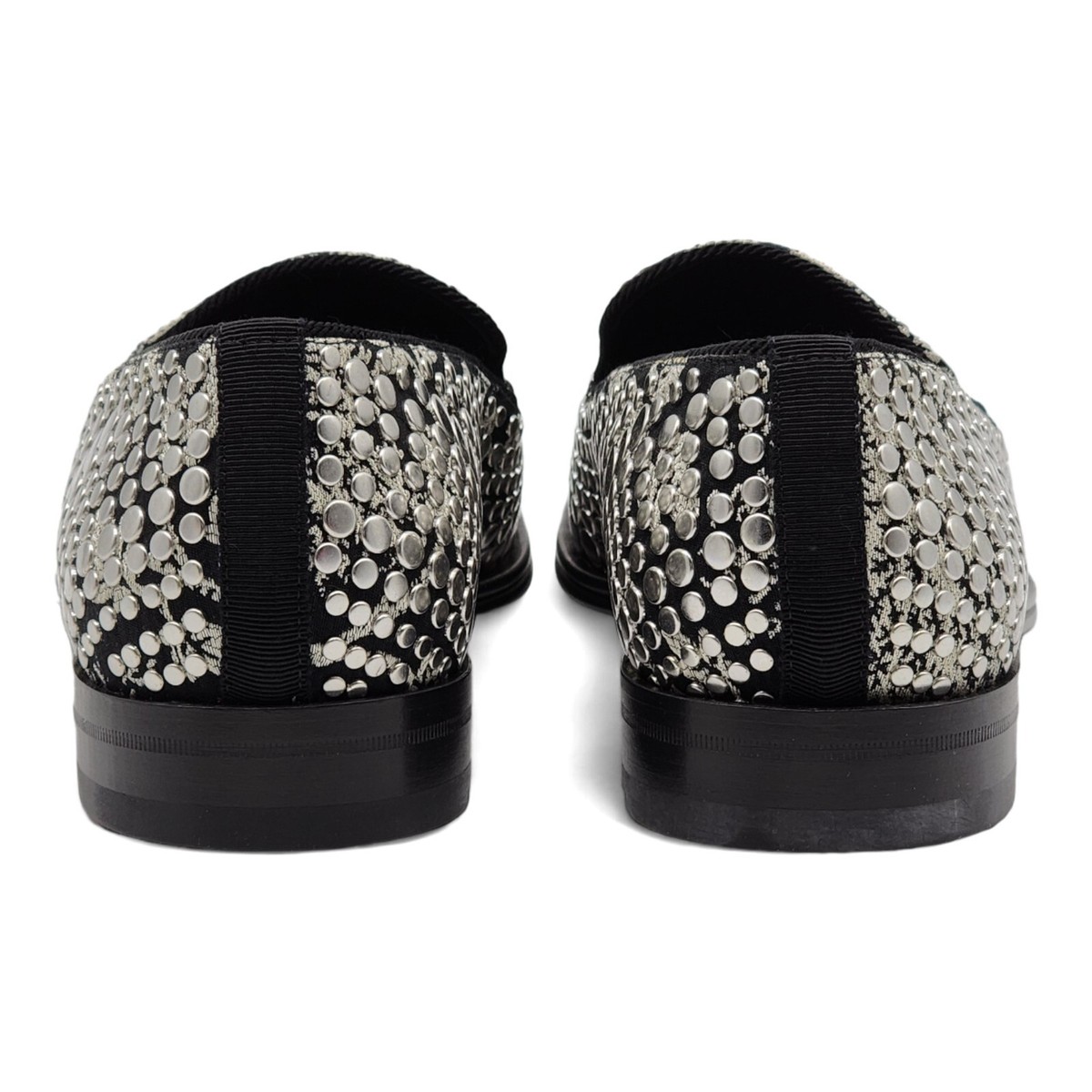 Alexander McQueen Silver Studded Loafers 40 (7US) Alexander McQueen Silver Studded Loafers Shoes EU 40 US 7  main image 4