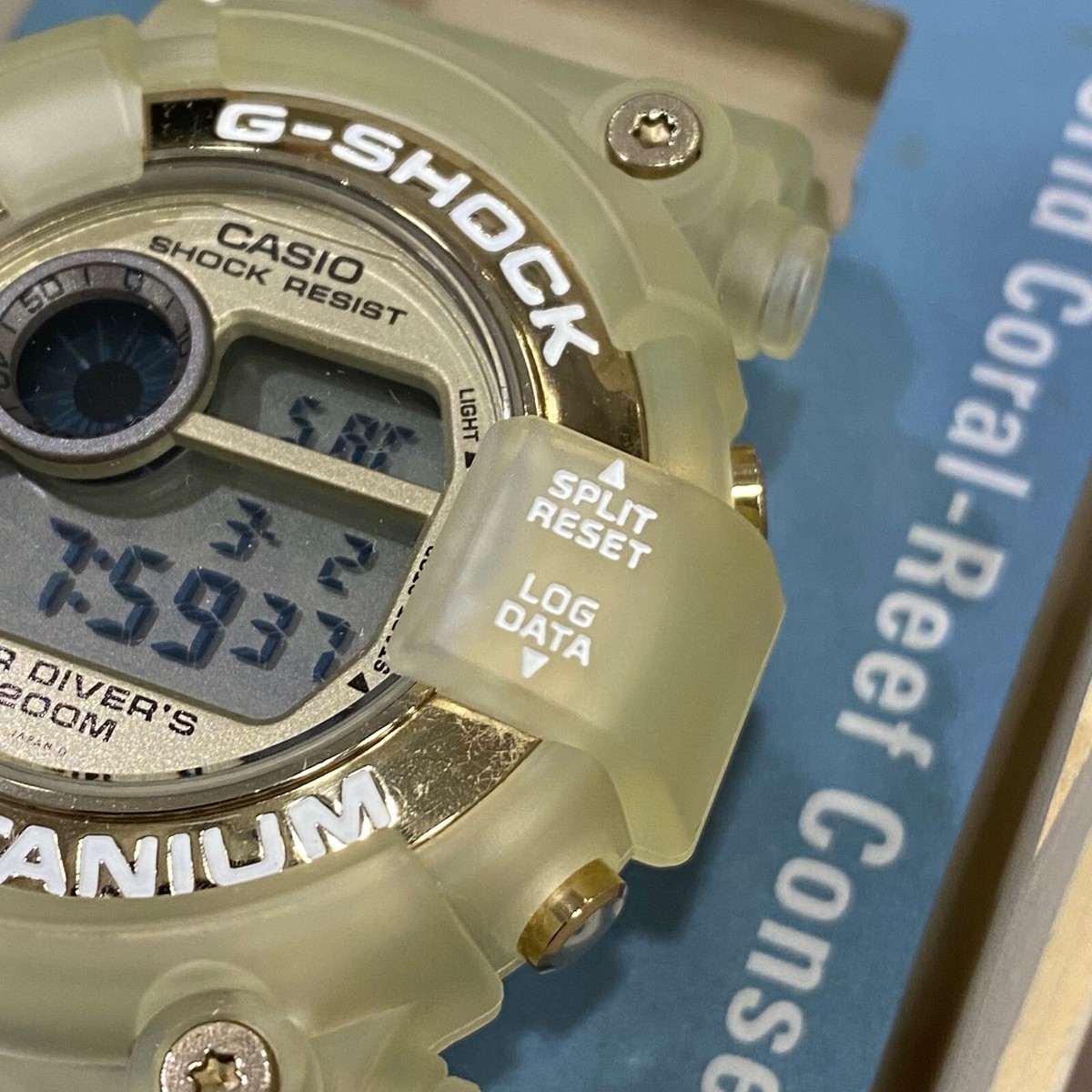 CASIO G-SHOCK Quartz Watch Frogman W.C.C.S Digital Skelton