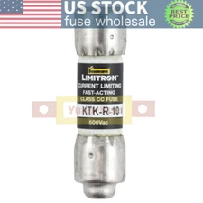 10PCS KTKR10 New Bussmann KTK-R-10 10A 600V Fast-Acting Fuse Fast Delivery