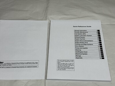 2008 Kawasaki JT1500 Jet Ski 1500 STX-15F Service Shop Watercraft