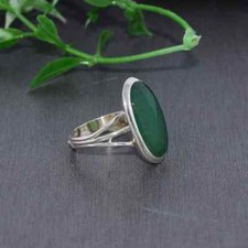Green Aventurine, 925 Sterling Silver Ring ,Handmade Silver Ring Gift For Her