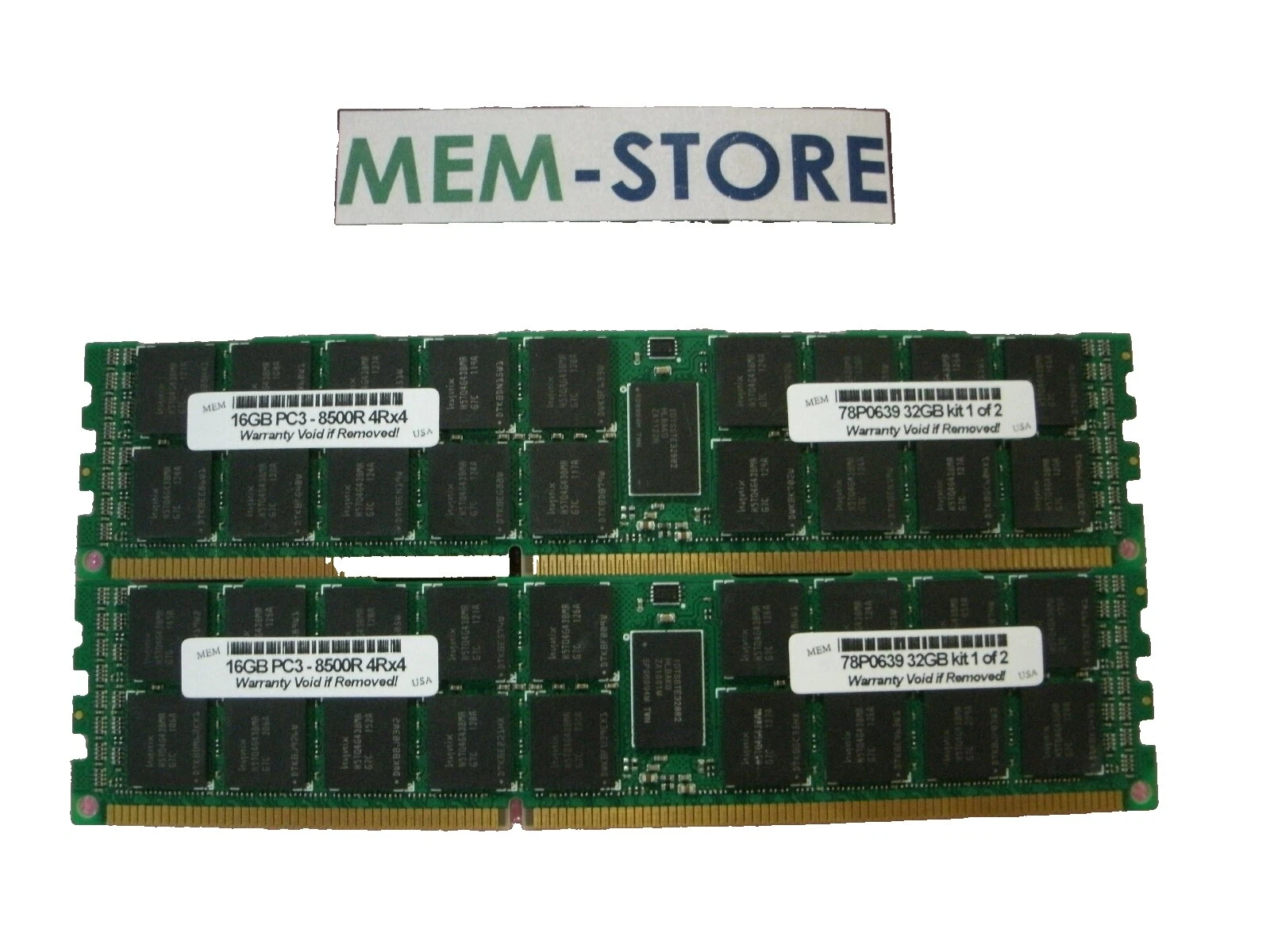 DDR3 SDRAM Network Server Memory (RAM) with 2 Modules and 240 Pins