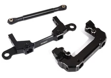 Machined F&R Bumper Mounts w/ Steering Servo Mount & Linkage for Axial SCX10 III