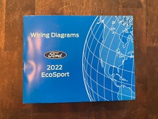2022 FORD ECOSPORT ELECTRICAL WIRING DIAGRAMS MAINTENANCE GUIDE MANUAL BOOK