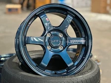 NEW 15x7 ET35 AOW TE37 SONIC BLUE (4 Wheel) 4x100 HONDA FIT CIVIC TOYOTA MAZDA