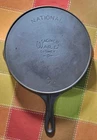 National/Wagner No. 9 Cast Iron Skillet (Restored & Seasoned) FREE SHIPPING