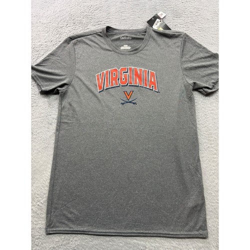 Virginia Cavaliers NCAA Mens Small Gray Performance T-Shirt Captivating New