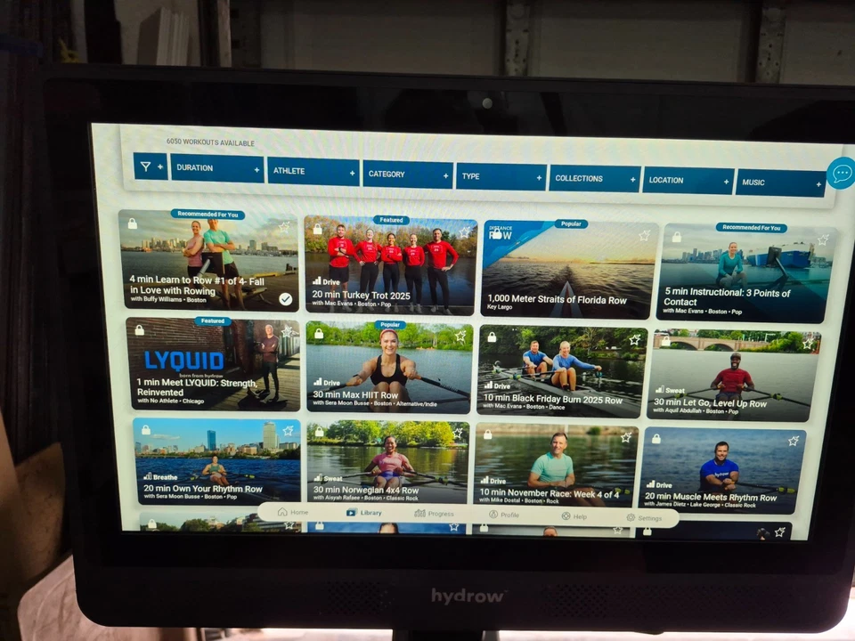 máquina de remo hidro Foto 3 de 4