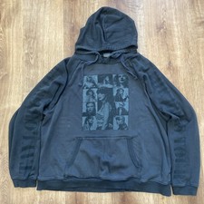 Taylor Swift Hoodie Womens XL Black Charcoal The Eras Tour Graphic Pullover