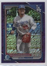 2024 Bowman Chrome Prospects Purple Shimmer Refractor 130/250 Elias Medina 1yj
