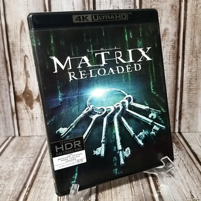 The Matrix Reloaded (4K Ultra HD UHD + Blu-Ray, 2003) 3-Disc Set Keanu Reeves