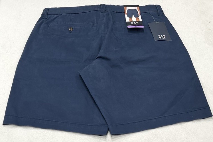Gap Men's Flat Front Shorts, Blue, Size 30