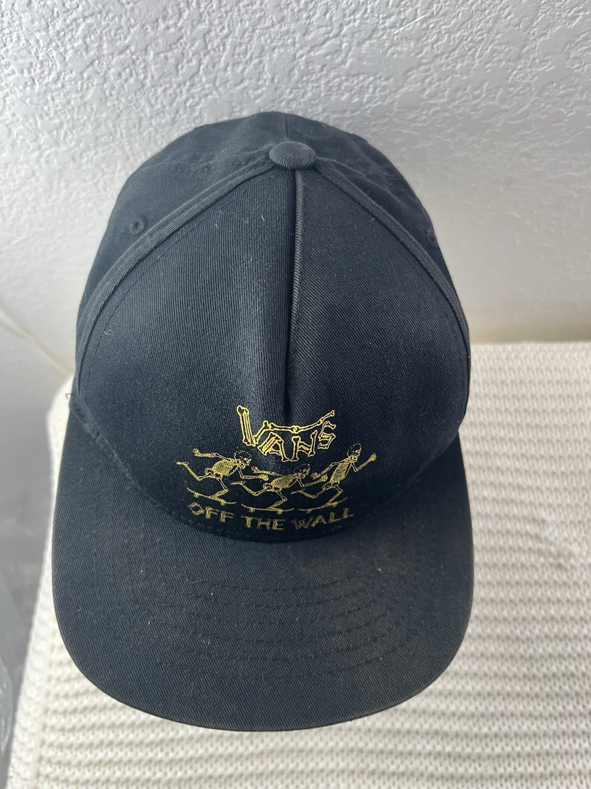 Vans Hat Cap Snap Back Skeleton Skateboarding Off… - image 2