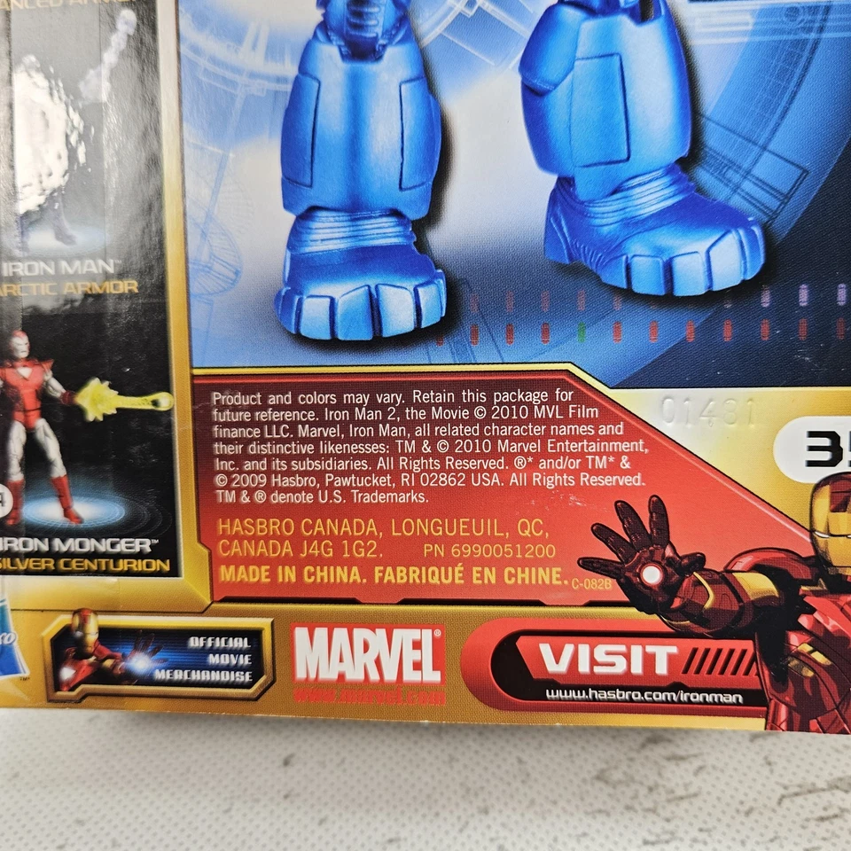 Figura de acción posable Hasbro Marvel Iron Man 2 Classic Iron Monger 2010 3,75" Foto 4 de 4