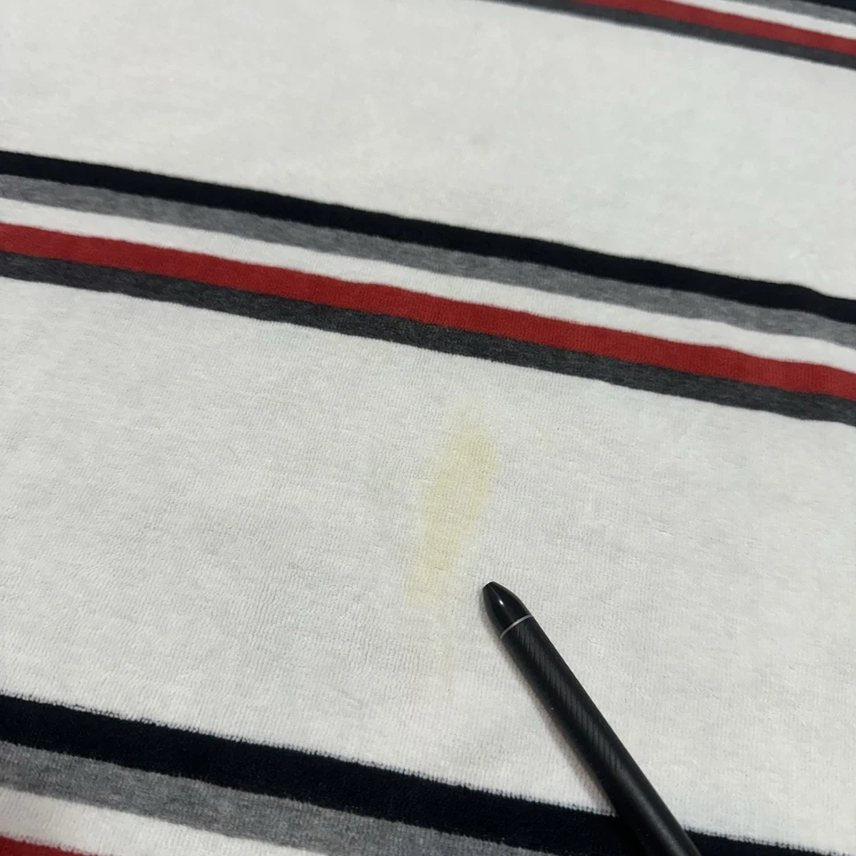 Camiseta polo vintage y2k ecko unltd a rayas talla mediana 1/4 botón ropa de calle Foto 4 de 4