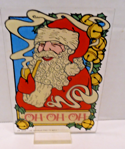 Vintage Yorkraft, Inc. Suncatcher Santa on Roof Top #1197 - Picture 3 of 6