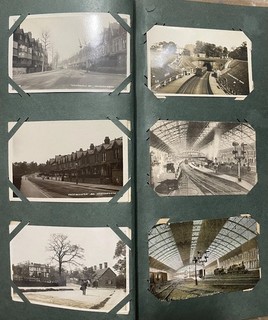 ALBUM OF QUALITY STAFFORDSHIRE & WARWICKSHIRE BIRMINGHAM & WALSALL POSTCARDS