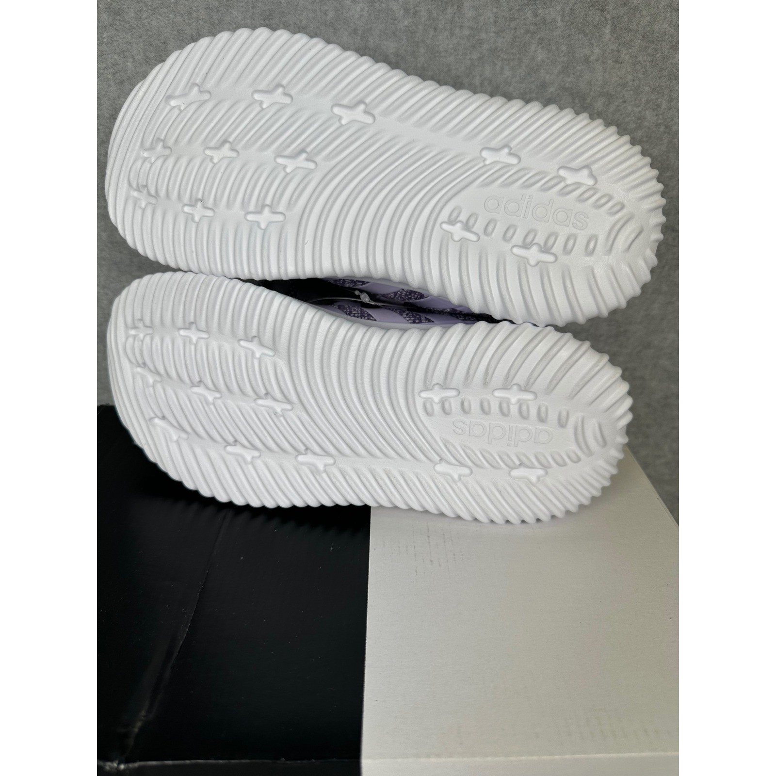 Adidas Kaptir K Big Kids Size 4.5 Sneakers Purple Athletic Running Shoes thumbnail 6