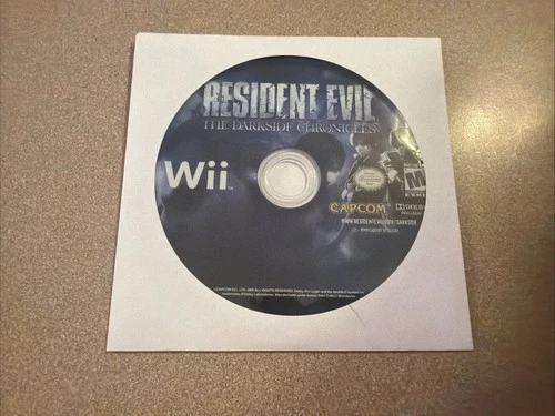 Nintendo Wii  Resident Evil The Darkside Chronicles - Disc Only Tested Cleaned