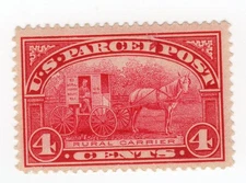 Scott #Q4 Parcel Post 4c Single Stamp - MLH