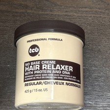 TCB No Base Creme Hair Relaxer with Protein and DNA Super 15.Oz