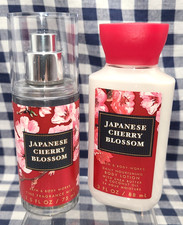 2 Piece NEW Japanese Cherry Blossom Travel Lotion Mist Set Bath  Body Works