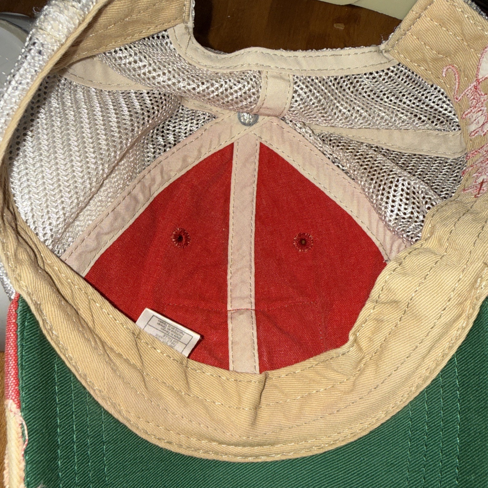 Judith March Patchwork Missouri Patch Hat Distres… - image 5