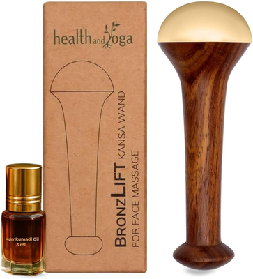 #ad #ad ™ Bronzlift Kansa Face Massager and Kumkumadi Face Oil Trial Vial Kansa Wand A $44.90