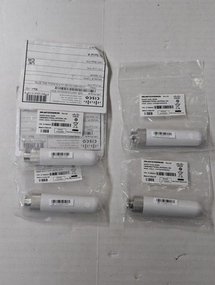 Lot 4x Cisco AIR-ANT2535SDW-RS Dual Band Omni Antenna SIA RP-TNC 2.4GHz 5GHz