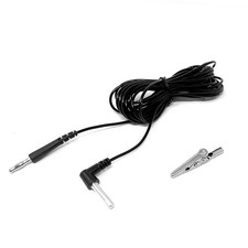 ESD Grounding Cable with Banana Plug and USA Outlet Plug, with Alligator Clip, 2