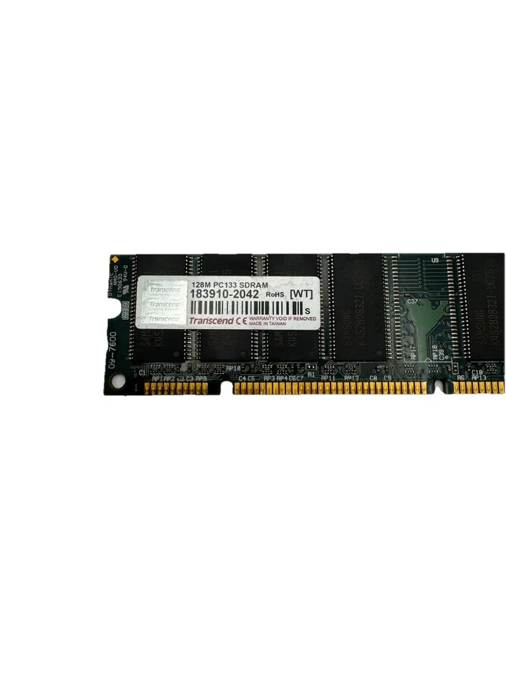 Transcend 128MB PC133 SDRAM 183910-2042 Yaskawa Memory RAM Module - Image 2 of 2