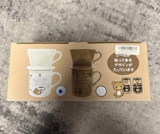 Rilakkuma Factory Dripper & Mug Set White Version Prize San-x New Kawaii Japan