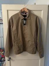 Image of New Tommy Hilfiger Lightweight Flag Embroidery Zip-Thru Ivy Jacket - Woodridge