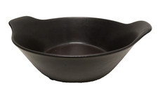 LARGE ARABIA POTTERY BOWL STONEWARE ROUND 2 HANDLE SERVING BOWL BAKING DISH