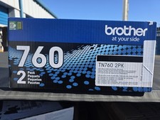 Brother TN760 2PK High Yield Toner Cartridges Black