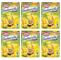 Dr. Oetker GöTterspeise Mango Maracuja 6X 72G - Wackelpudding Dessert Pulver